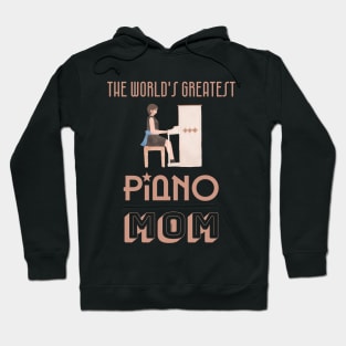 Piano mom Hoodie